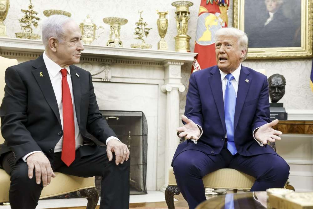 (ID_14650504) USA WASHINGTON TRUMP NETANYAHU (ID_14650504) USA WASHINGTON TRUMP NETANYAHU