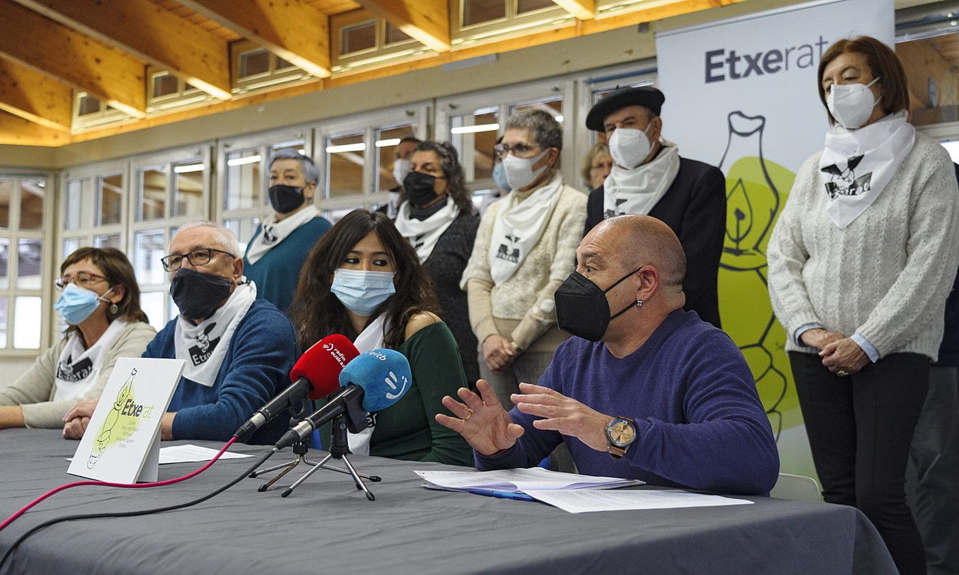 Etxerat elkarteak Bilbon egindako agerraldia. ARITZ LOIOLA / FOKU.