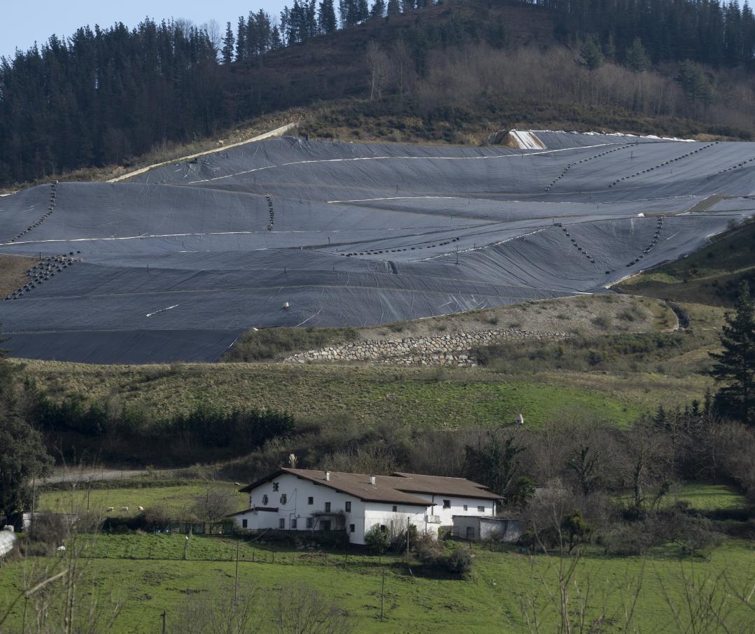 Zaldibarko zabortegia, iaz. RAUL BOGAJO / FOKU