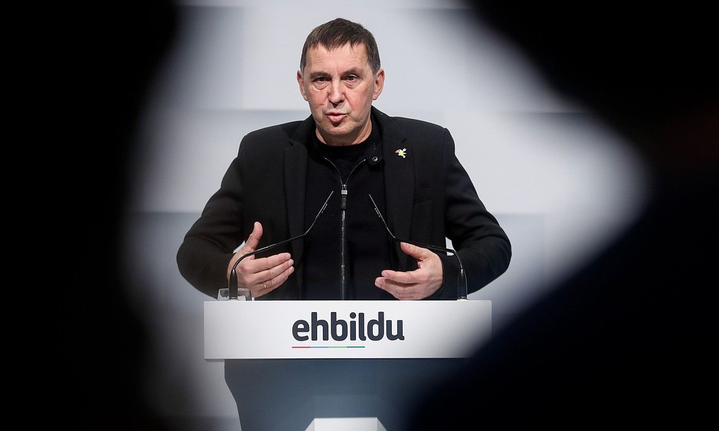 Arnaldo Otegi, artxiboko irudi batean. JUAN HERRERO / EFE.