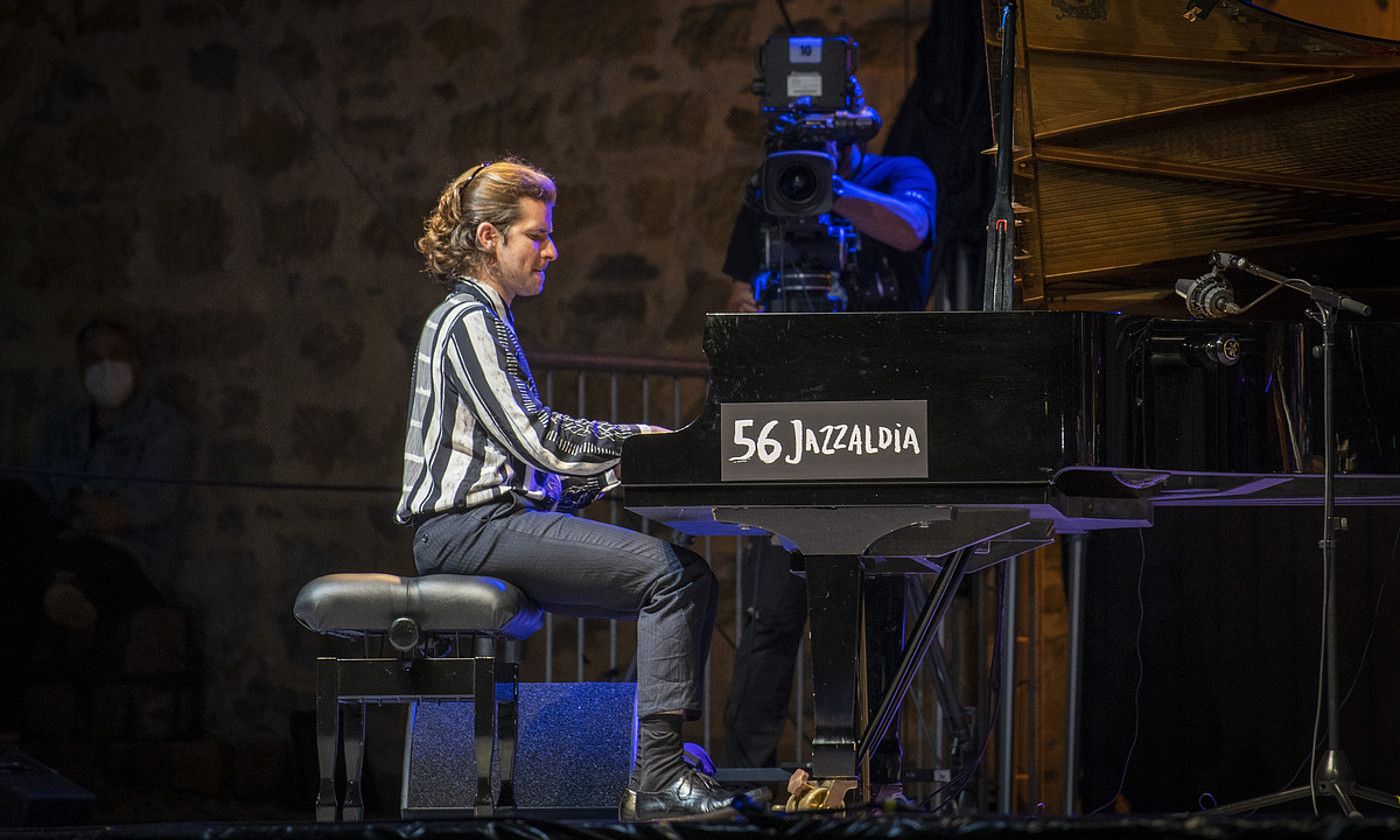 Marco Mezquida pianoan, iazko Donostiako Jazzaldian. GORKA RUBIO / FOKU. Marco Mezquida pianoan, iazko Donostiako Jazzaldian. GORKA RUBIO / FOKU.