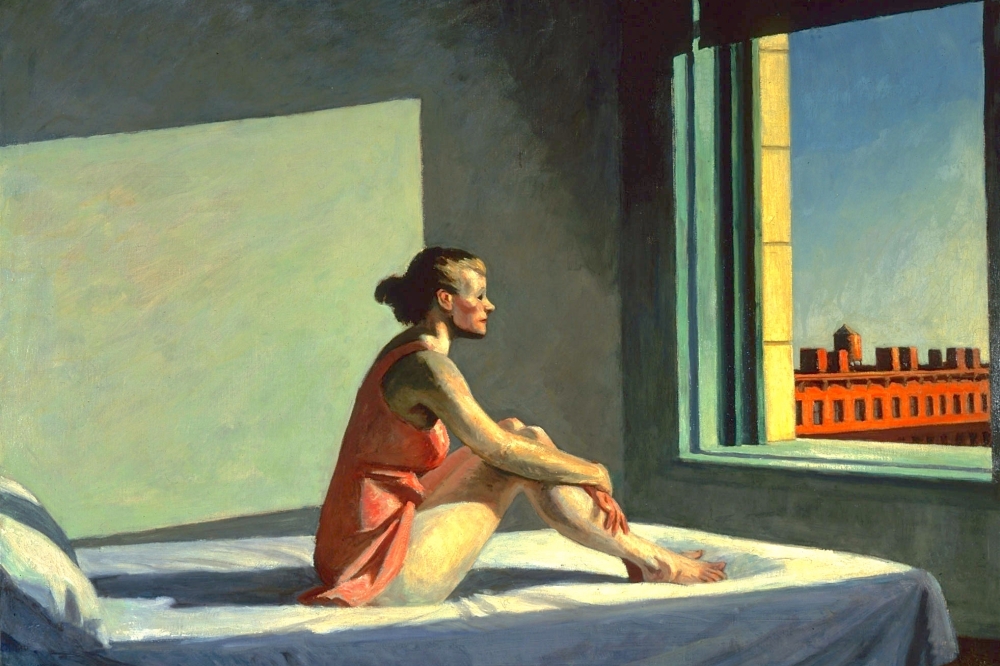 Edward Hopperren 'Morning Sun' margolana. EDWARD HOPPER Edward Hopperren 'Morning Sun' margolana. EDWARD HOPPER