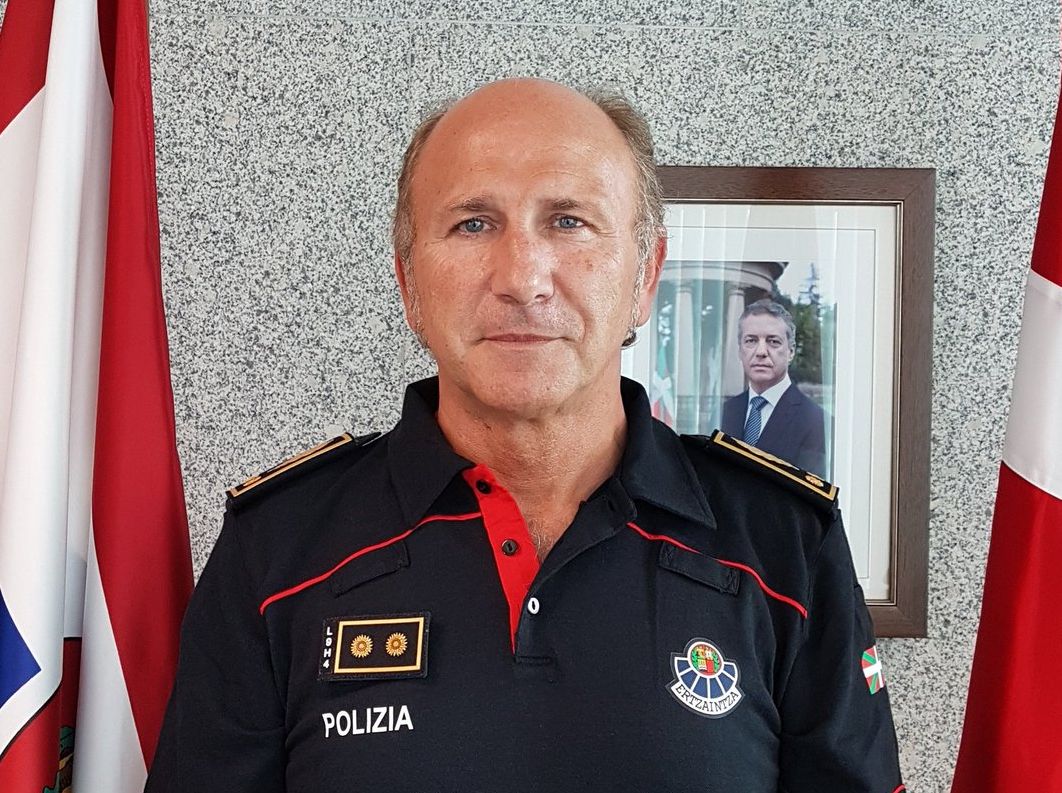 Josu Bujanda Zaldua ertzainburu izendatu berria. ERTZAINTZA