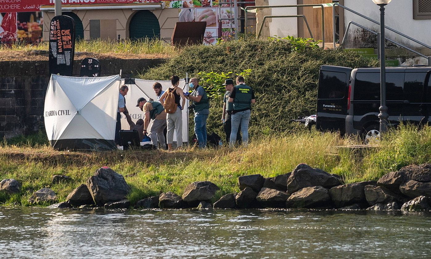 Hilotza aurkitu zuten tokia, atzo. GARI GARAIALDE / BOSTOK PHOTO / FOKU.