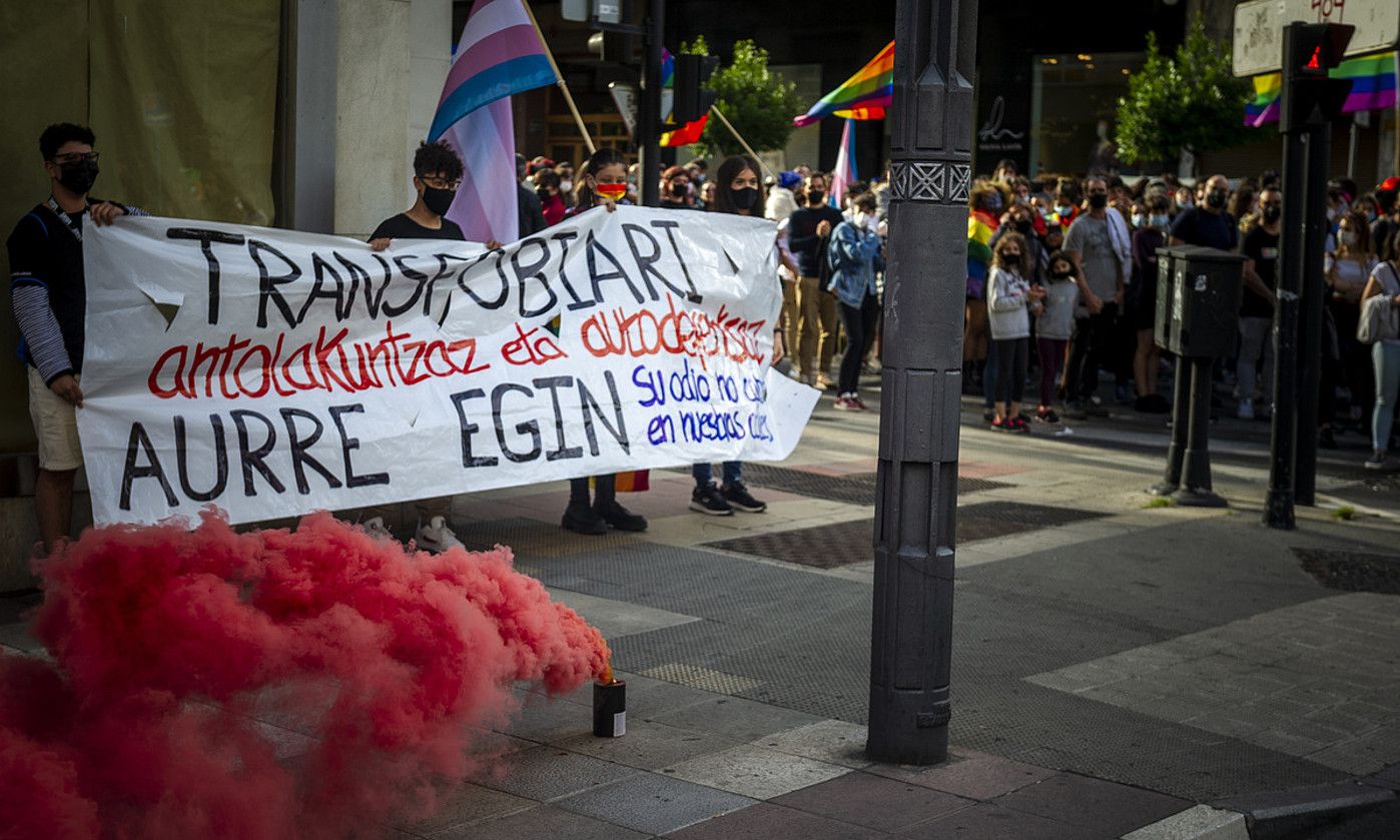 Iazko ekainaren 28an Gasteizen egindako manifestazioa. JAIZKI FONTANEDA / FOKU.