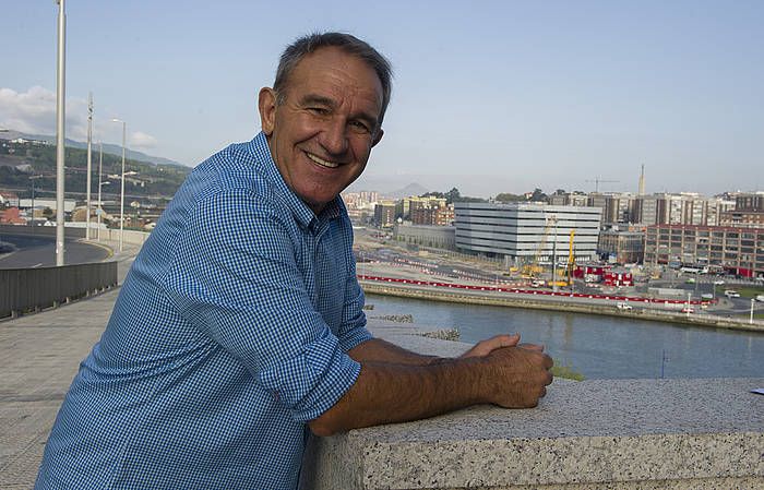 Jose Luis Korta San Juaneko entrenatzaile berria. MONIKA DEL VALLE, FOKU