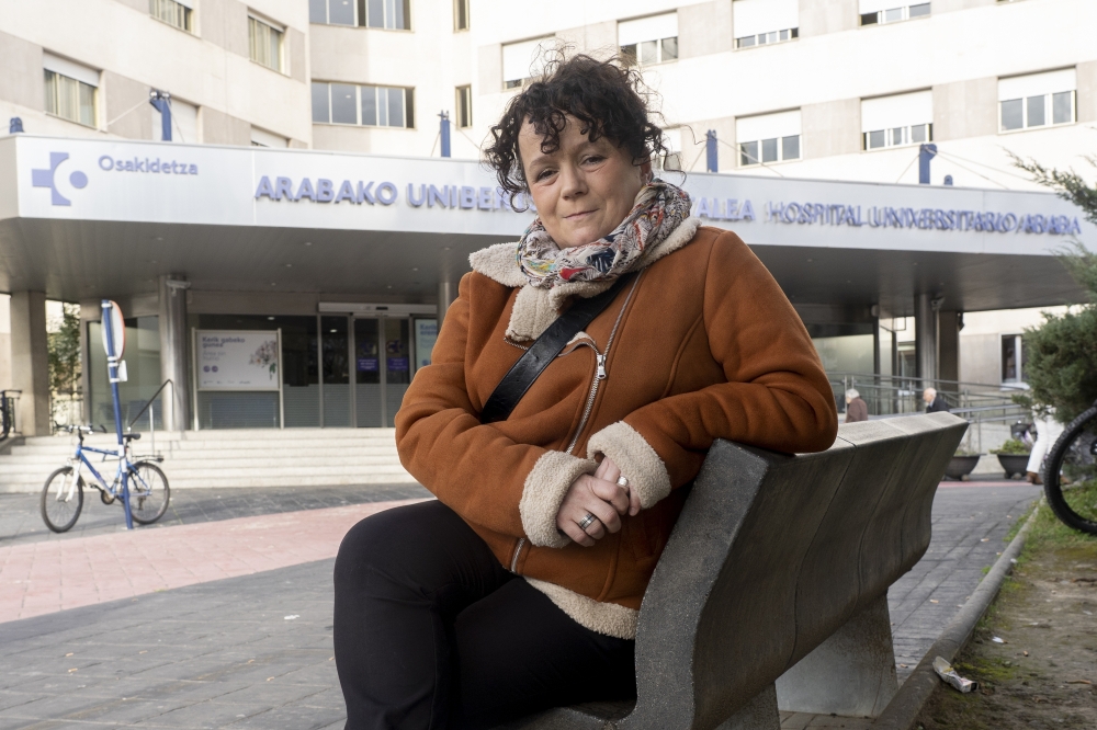 (ID_14697874) (Raul Bogajo/@FOKU) 2025-02-20, Gasteiz. Eba Begiristain, Txagorritxu ospitaleko garbitzailea da eta pandemia garaiko... (ID_14697874) (Raul Bogajo/@FOKU) 2025-02-20, Gasteiz. Eba Begiristain, Txagorritxu ospitaleko garbitzailea da eta pandemia garaiko...