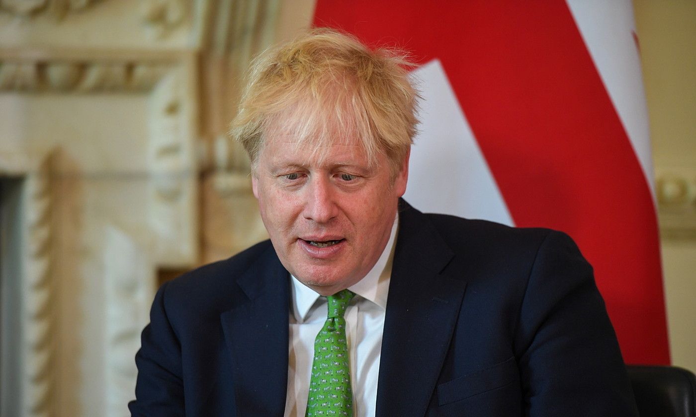 Boris Johnson, joan den astean, Zeelanda Berrian. CHRIS J. RATCLIFFE / EFE. Boris Johnson, joan den astean, Zeelanda Berrian. CHRIS J. RATCLIFFE / EFE.