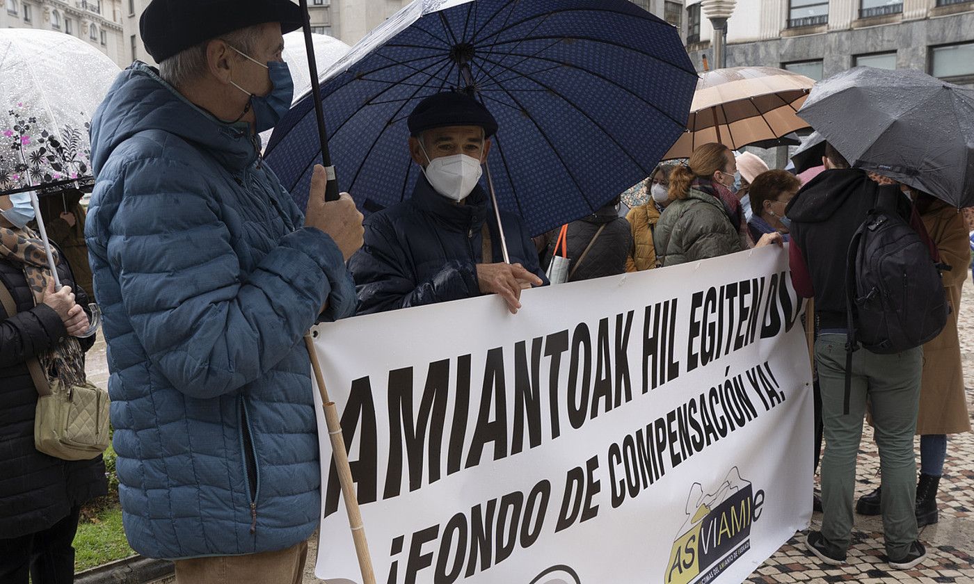 Asmiavieren protesta bat. R.B. / FOKU.