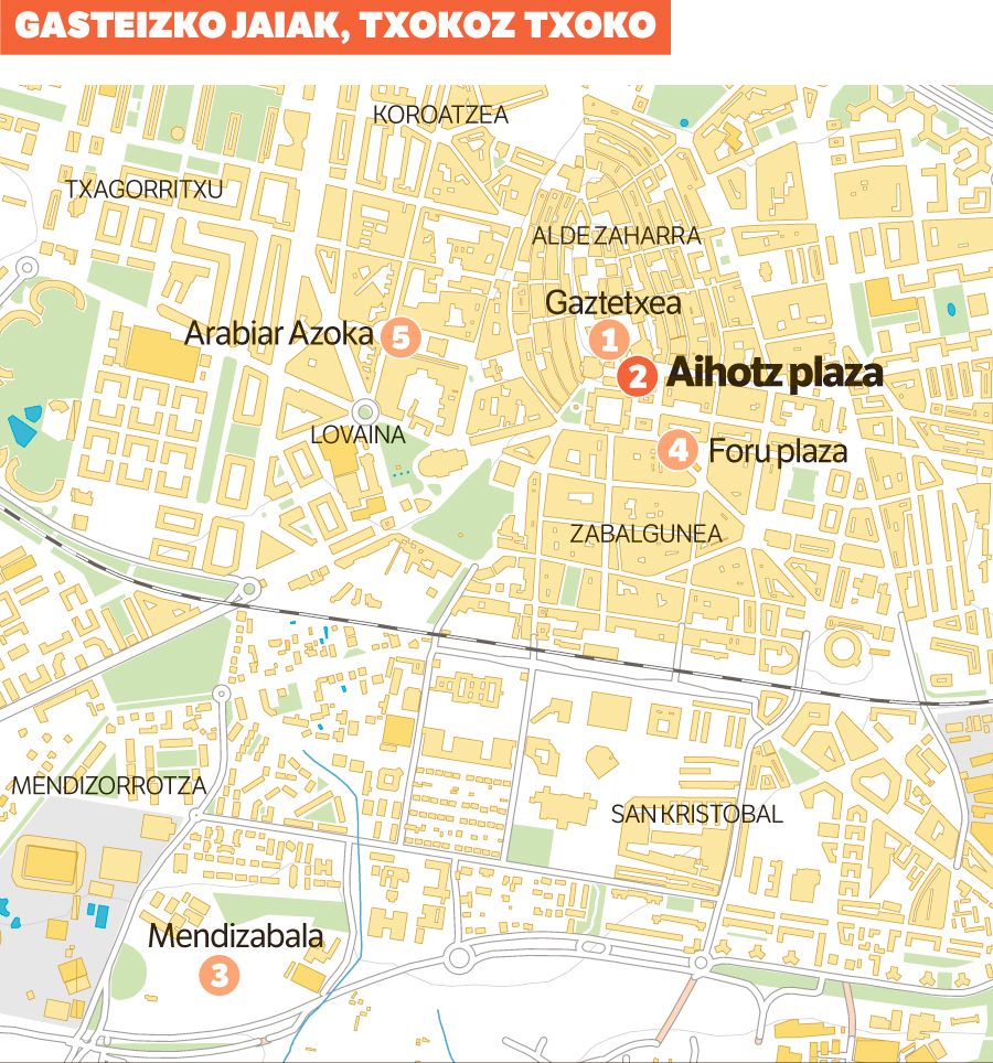 Euskarak jaiei aihozkada. Euskarak jaiei aihozkada.