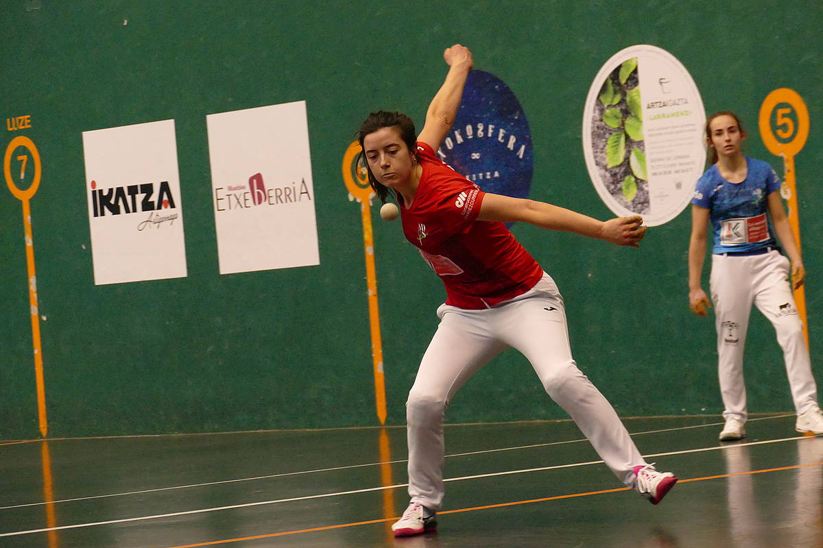 Naroa Elizalde Etxekolonea. AITOR GARMENDIA / GOIERRIKO HITZA