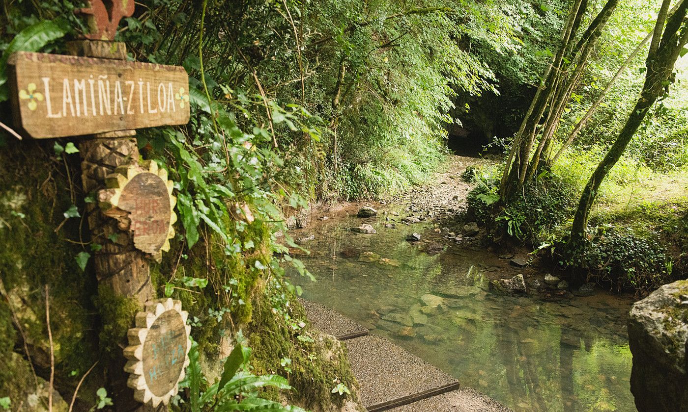 Laminen Zuloa naturak inguratua da, eta lasaitasuna eskaintzen du. GUILLAUME FAUVEAU. Laminen Zuloa naturak inguratua da, eta lasaitasuna eskaintzen du. GUILLAUME FAUVEAU.