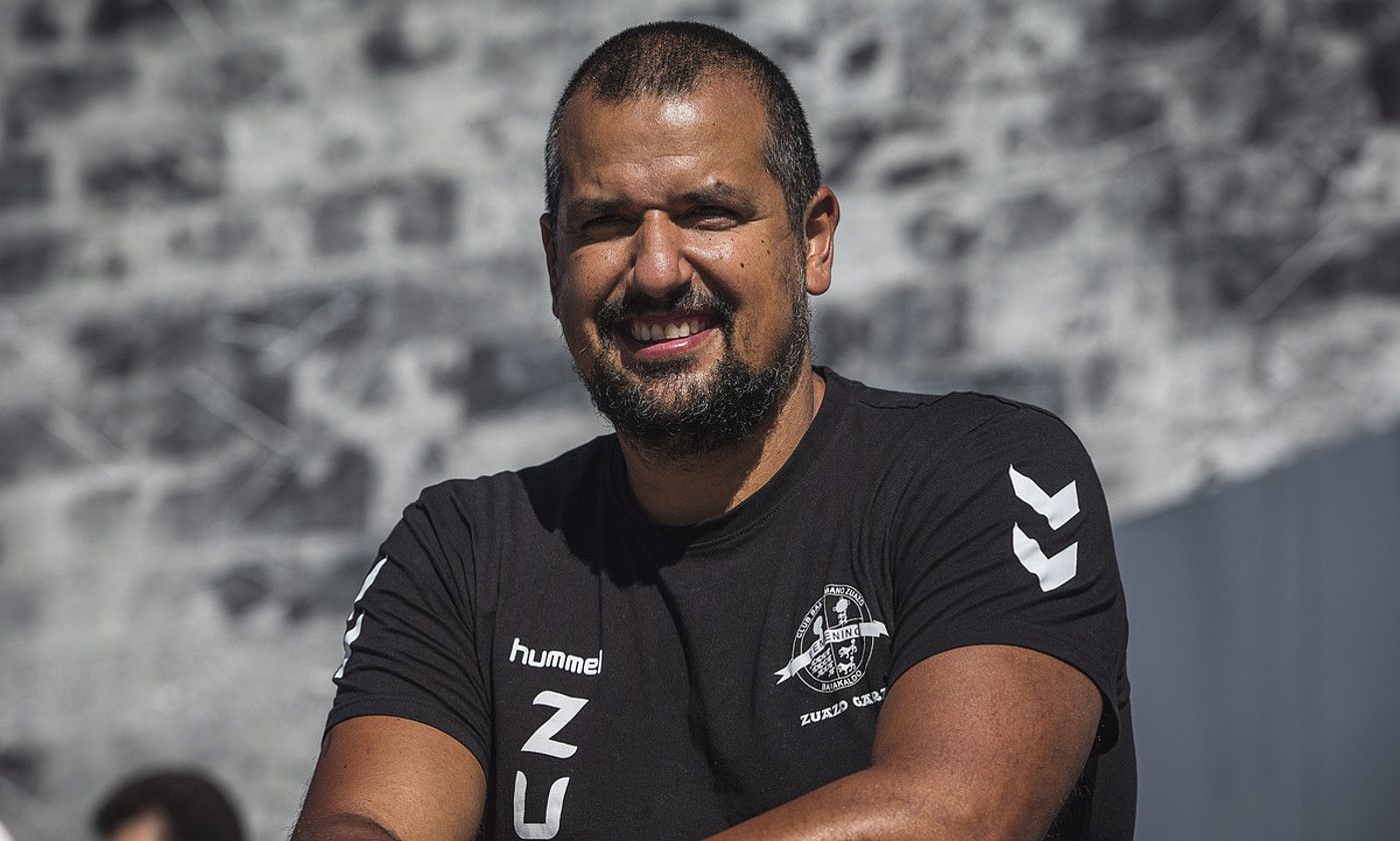 Joseba Rodriguez 'Haito', Zuazoko entrenatzailea. ARITZ LOIOLA / FOKU.