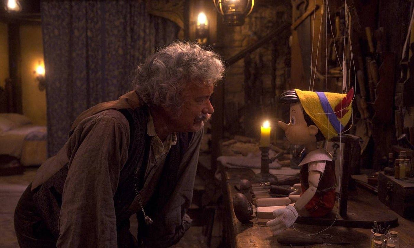 Robert Zemeckis zinemagileak zuzendu du Pinocho-ren bertsio berria. Bihar estreinatuko du plataformak. DISNEY. Robert Zemeckis zinemagileak zuzendu du Pinocho-ren bertsio berria. Bihar estreinatuko du plataformak. DISNEY.
