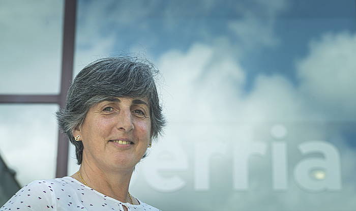 Beatriz Zabalondo, BERRIA Taldeko lehendakaria. JON URBE, FOKU