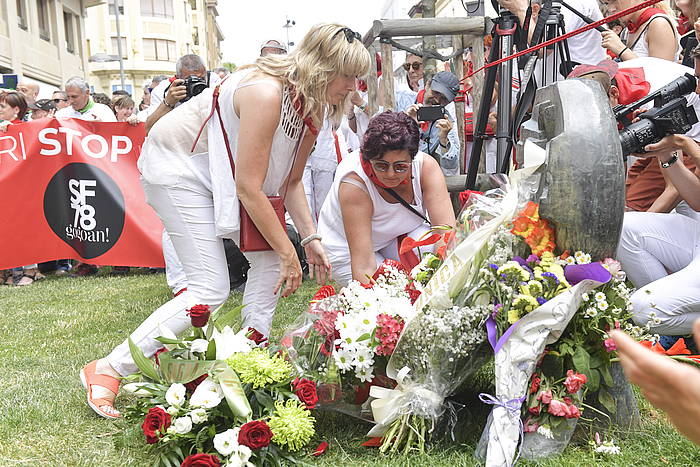 Rodriguezen omenezko ekitaldi bat, uztailaren 8an. IDOIA ZABALETA, FOKU