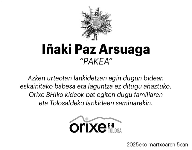 Iñaki Paz (Orixe Tolosa) 2x2
