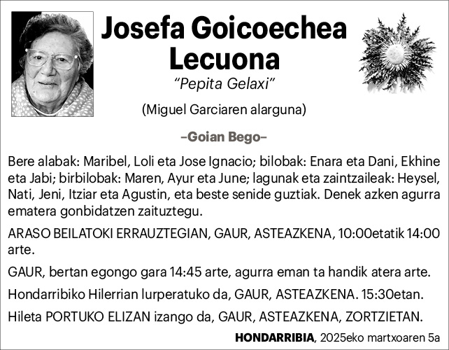 Josefa Goicoechea 2x2
