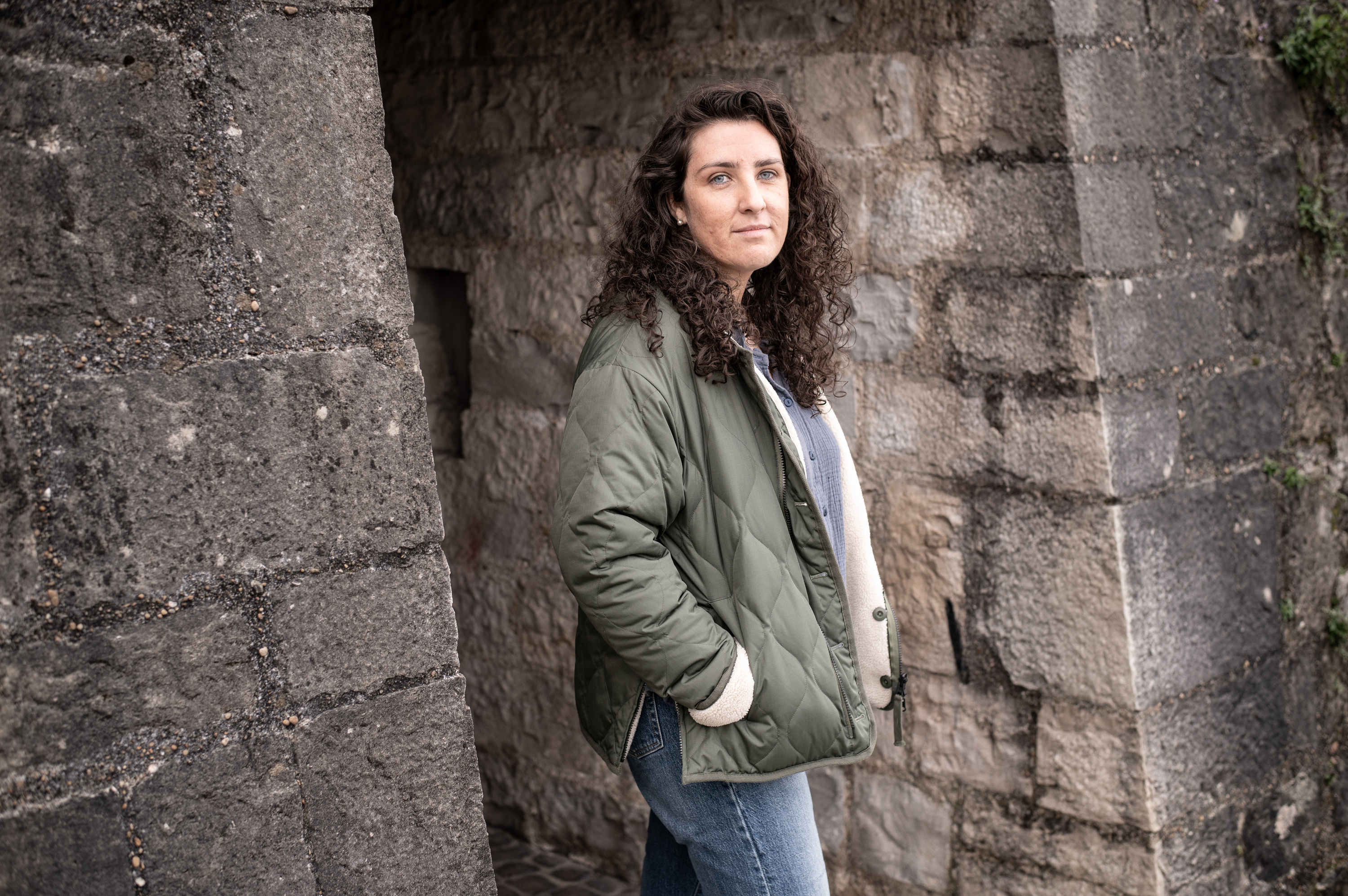 Elena Kasiriain Iturriria, otsailaren 6an, Baionan. PATXI BELTZAIZ