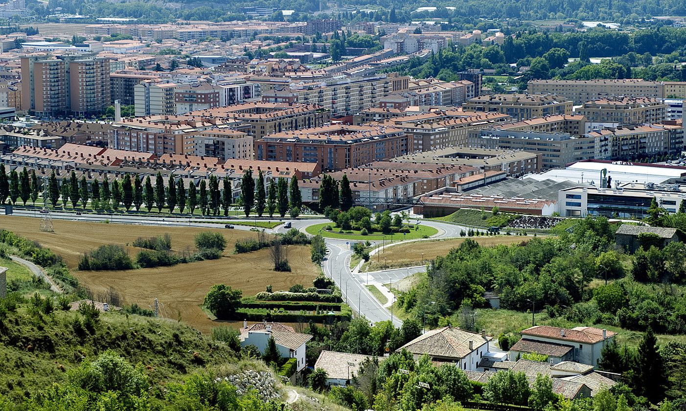 Antsoain (Nafarroa), artxiboko argazki batean. IÑIGO URIZ / FOKU.