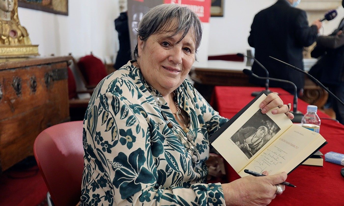 Ana Luisa Amaral idazle portugaldarra, iazko irudi batean. J M GARCIA / EFE. Ana Luisa Amaral idazle portugaldarra, iazko irudi batean. J M GARCIA / EFE.