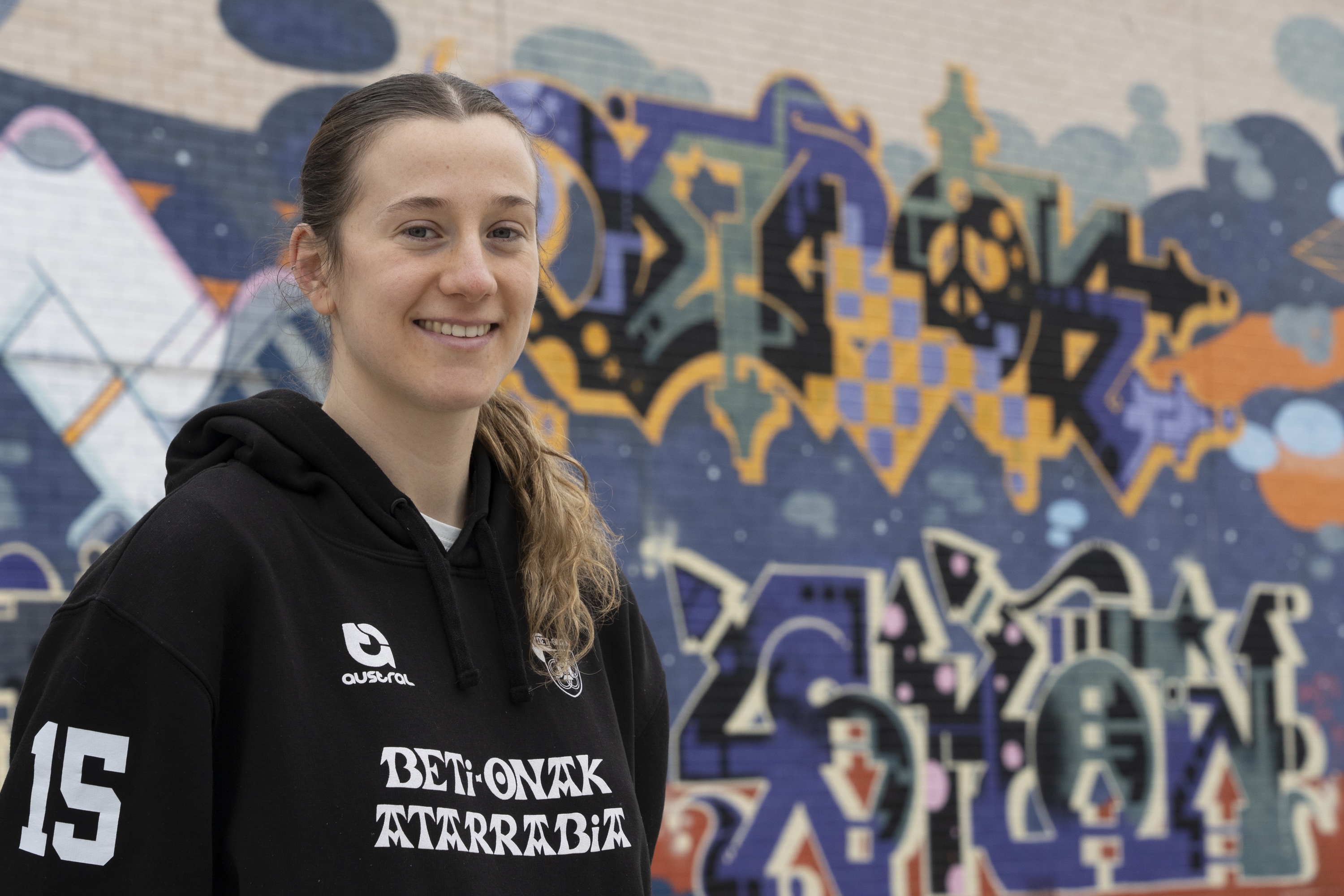 Aileen Ripa, Beti Onak taldeko jokalaria. JAGOBA MANTEROLA / FOKU