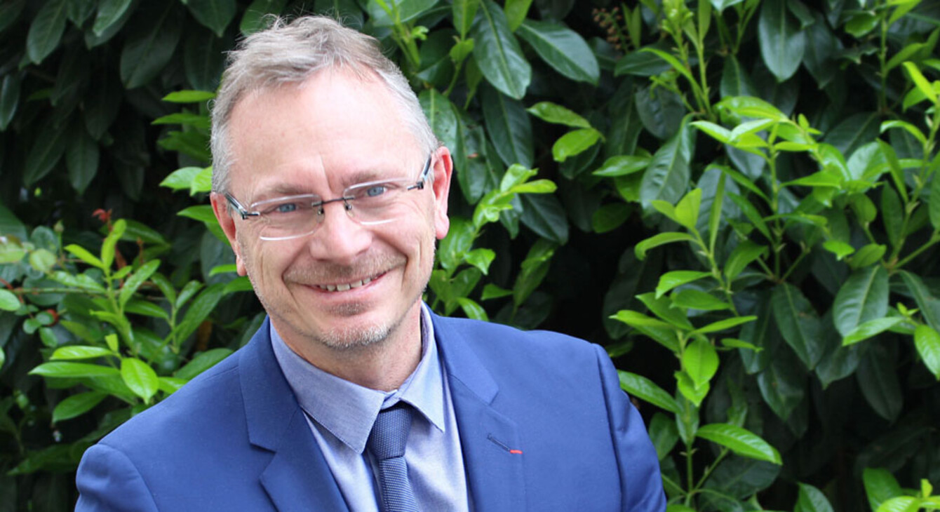 Jean-Marc Huart, artxiboko argazki batean. BERRIA