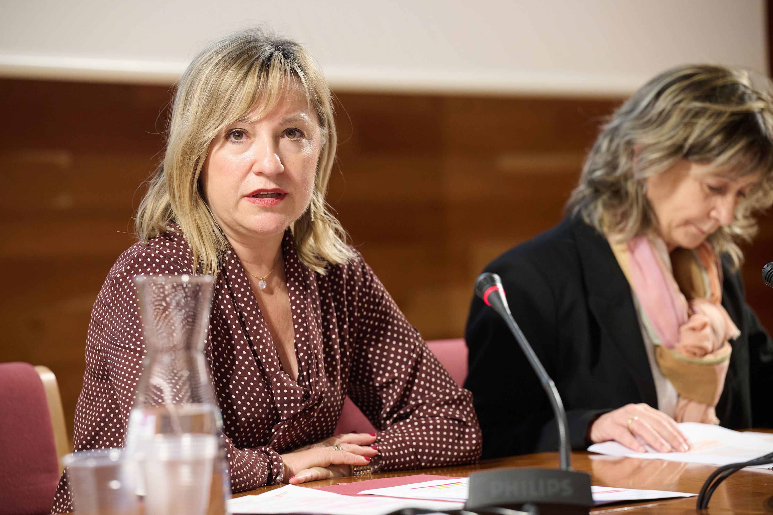 Amparo Lopez Nafarroako Gobernuko eleduna eta Funtzio Publikoko kontseilaria, azaroan. iÑAKI PORTO / EFE