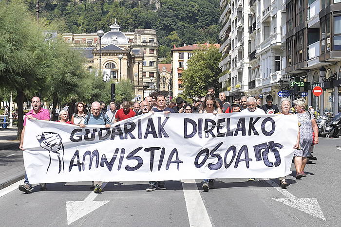 AEMk Donostian egindako manifestazio bat, irailean. IDOIA ZABALETA, FOKU