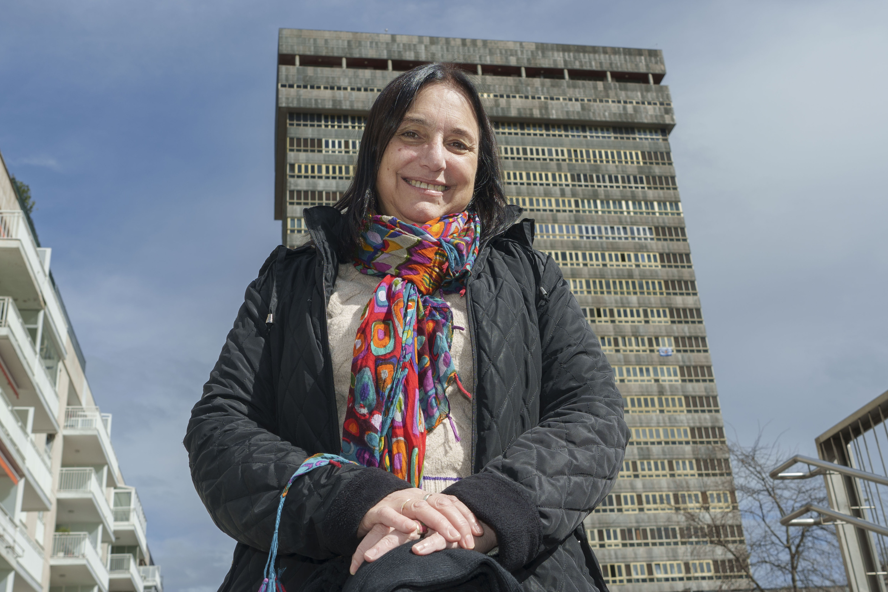 Laura Taffetani abokatua eta ekintzailea, aste honetan, Donostian. JON URBE / FOKU