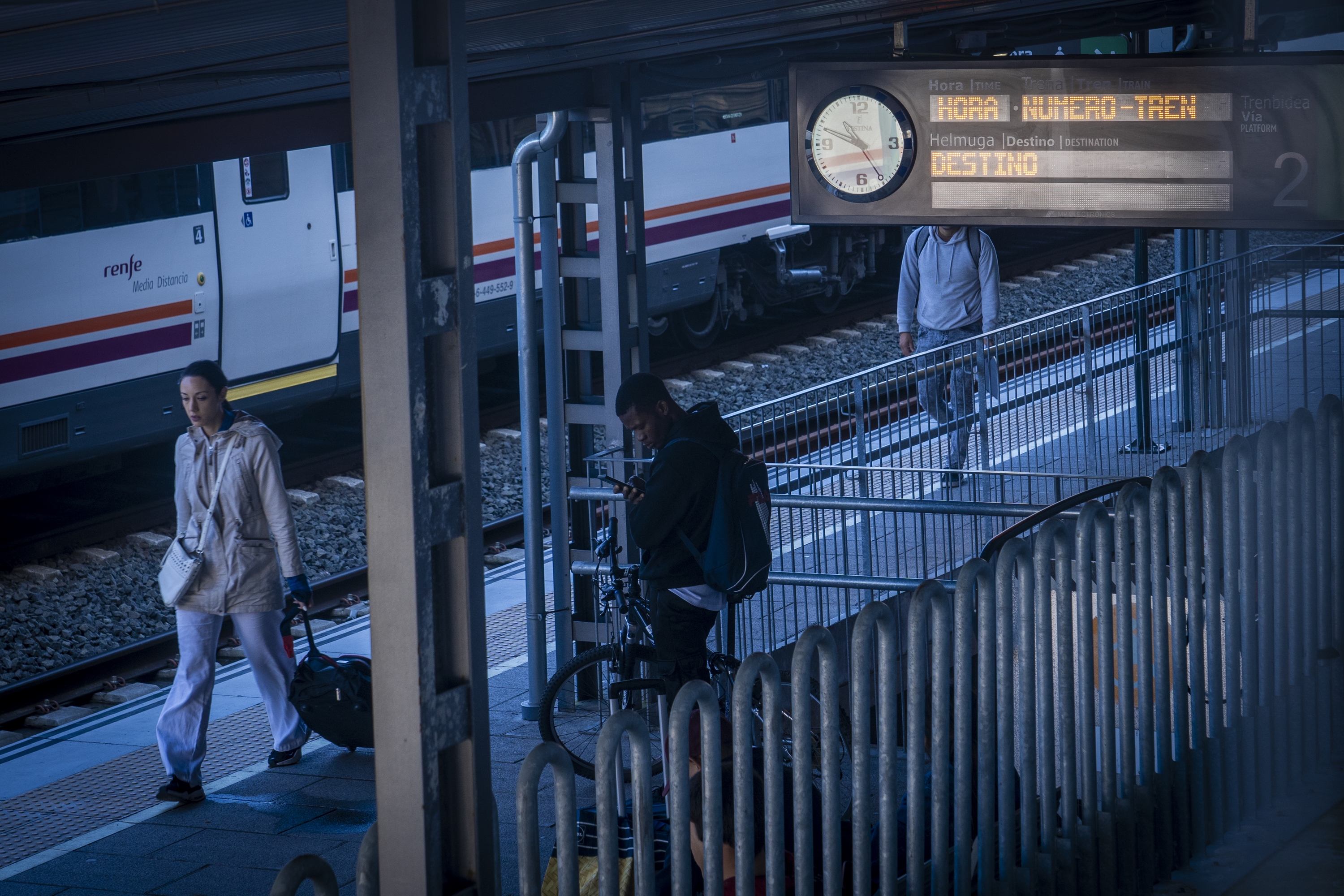 Donostiako tren geltokia, artxiboko irudi batean. GORKA RUBIO / FOKU