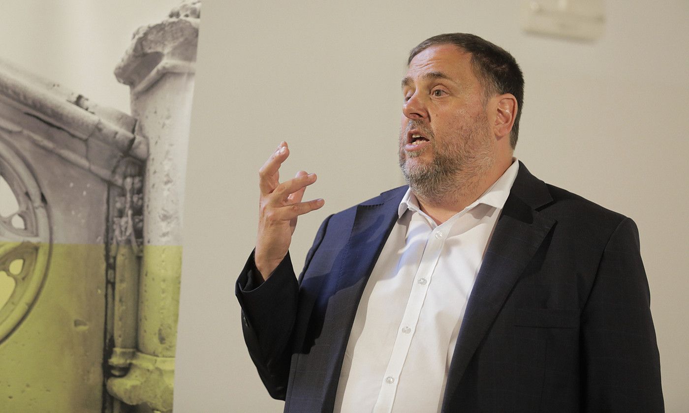 Oriol Junqueras ERCko liderra. ATIENZA / EFE.