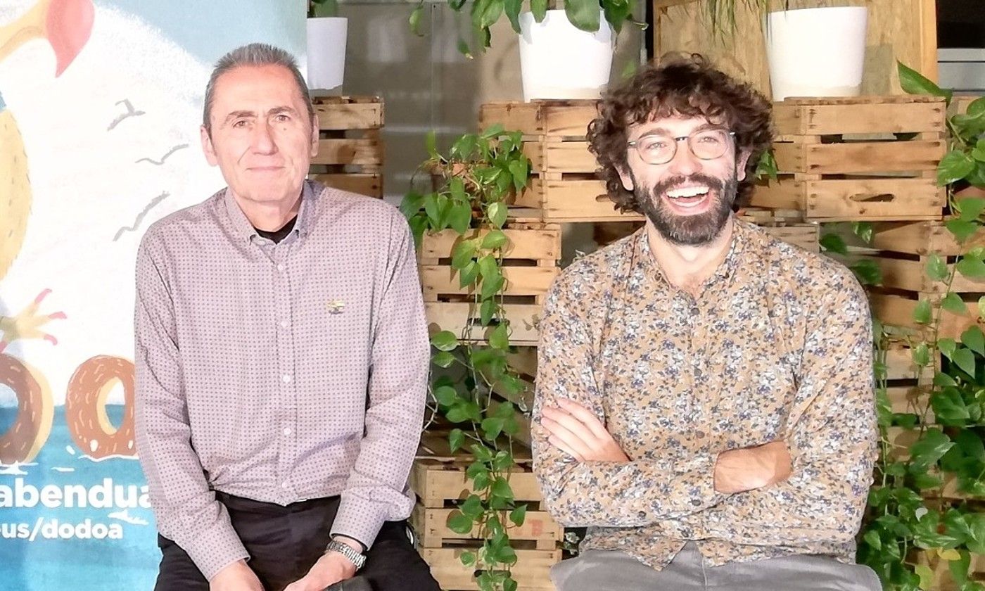 Jabier Muguruza eta Iñigo Astiz. EITB. Jabier Muguruza eta Iñigo Astiz. EITB.