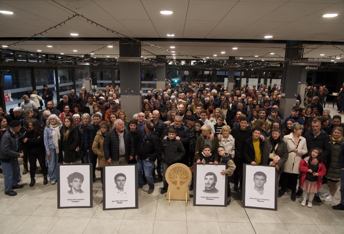  Pasaiako segadako biktimak oroitzeko ekitaldia. JON URBE / FOKU 