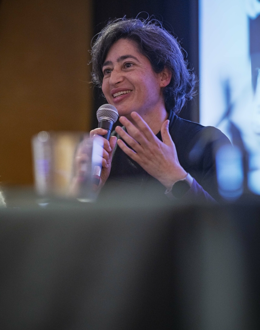 Maria Reimondez, Bilboko Biran antolatutako Nola izendatu minak mahai inguruan. ARITZ LOIOLA / FOKU