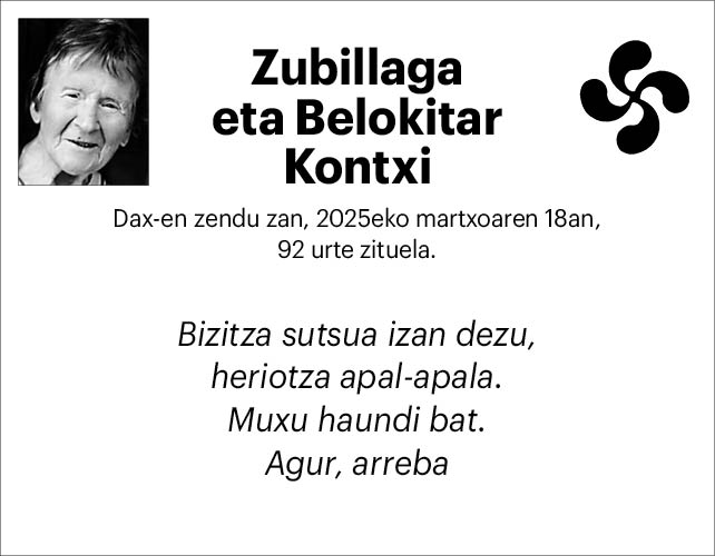 Kontxi Zubillaga Beloki