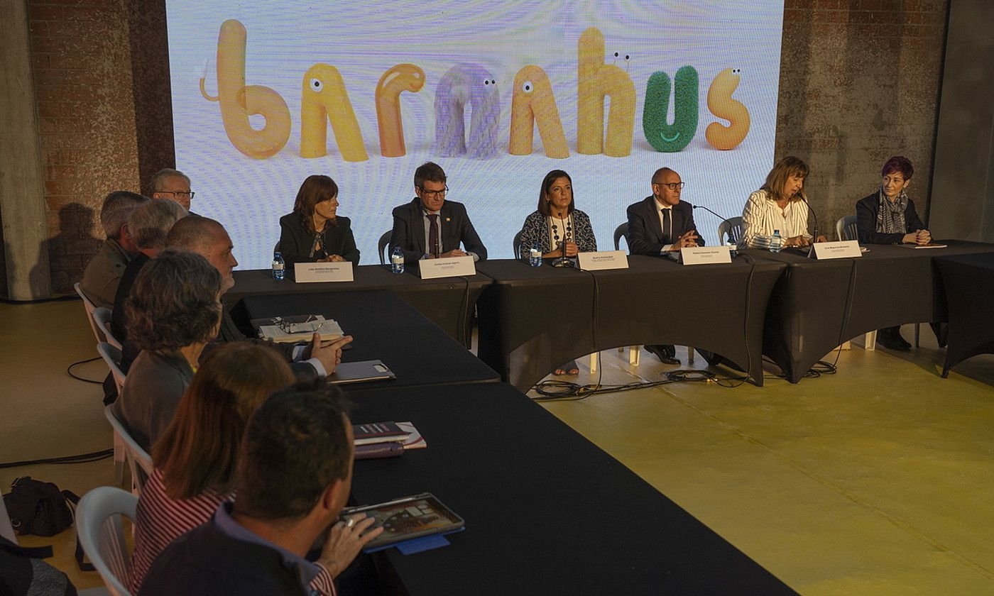 Barnahus proiektuko lantaldeko kideetako batzuk, artxiboko irudian. RAUL BOGAJO / FOKU. Barnahus proiektuko lantaldeko kideetako batzuk, artxiboko irudian. RAUL BOGAJO / FOKU.