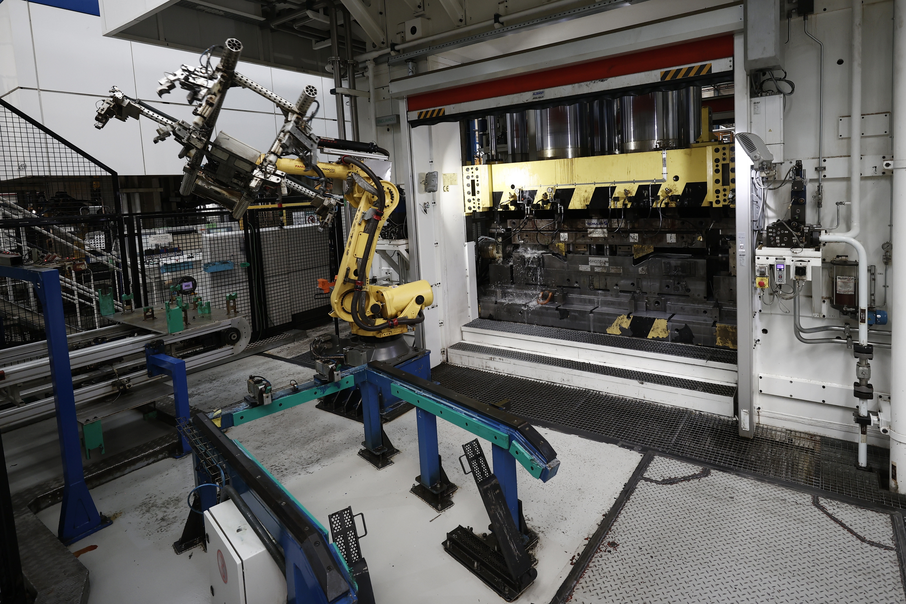 Gestamp enpresa, Orkoienen. Industrian lanpostuak %3 handitu ziren iaz Nafarroan. JESUS DIGES / EFE