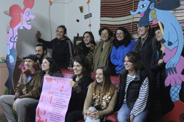 Bekat'uros eguneko antolatzaileak, Prefosta eta Altxalili taldeetako kideak, martxoaren 26an Atharratzeko Prefostan. J.E.