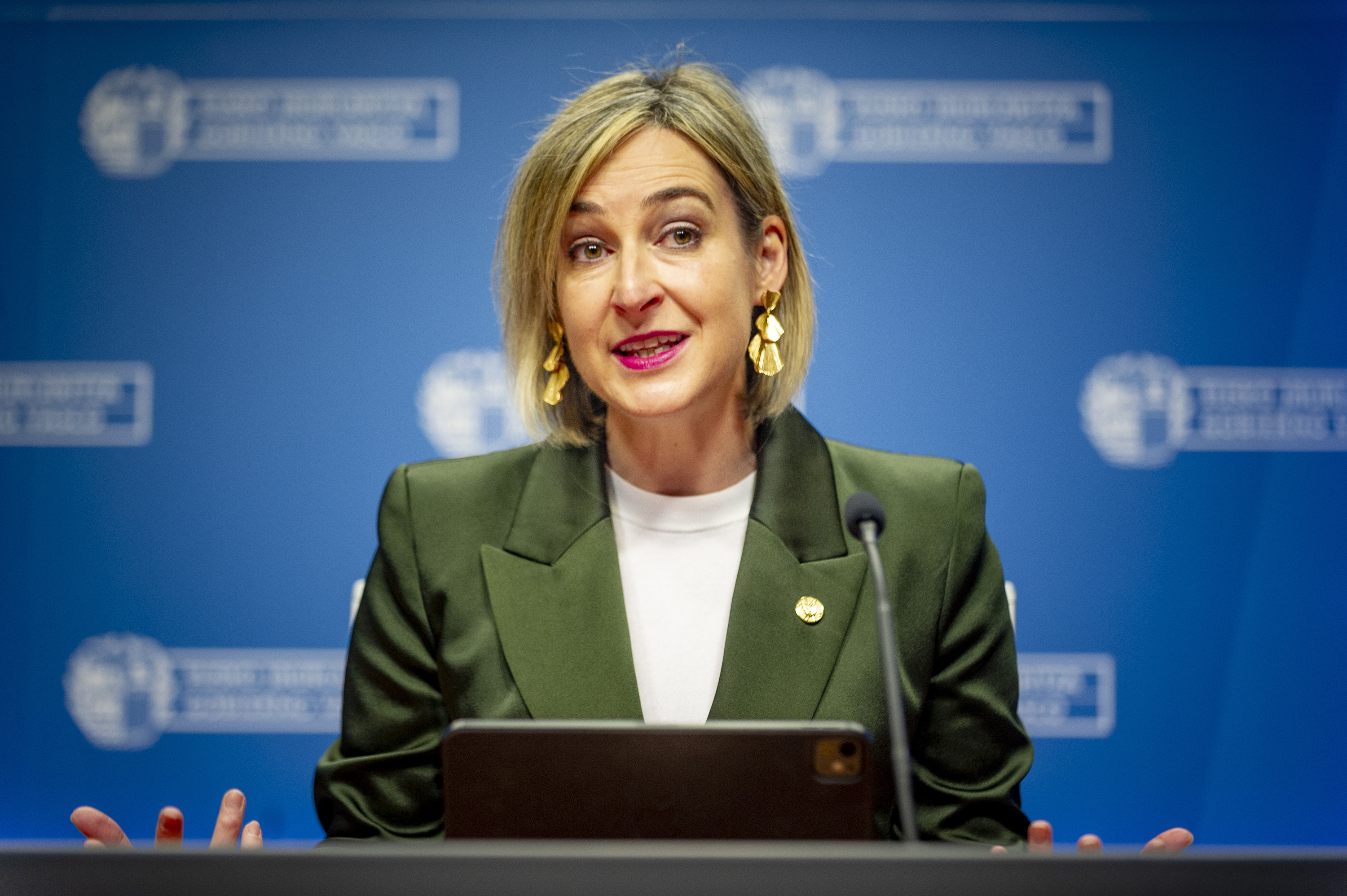 Maria Ubarretxena Eusko Jaurlaritzako eleduna, artxiboko argazki batean. JAIZKI FONTANEDA / FOKU