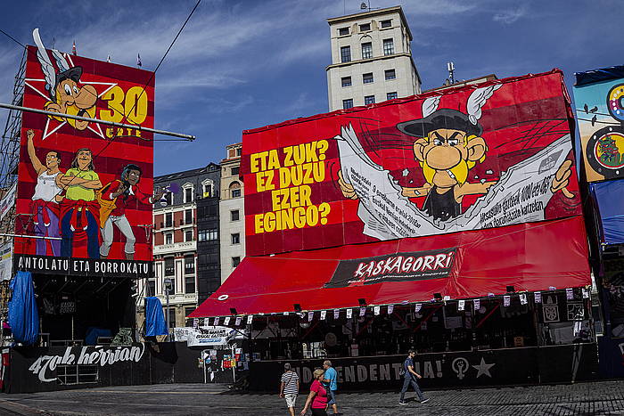 Kaskagorri konpartzaren gunea. ARITZ LOIOLA, FOKU