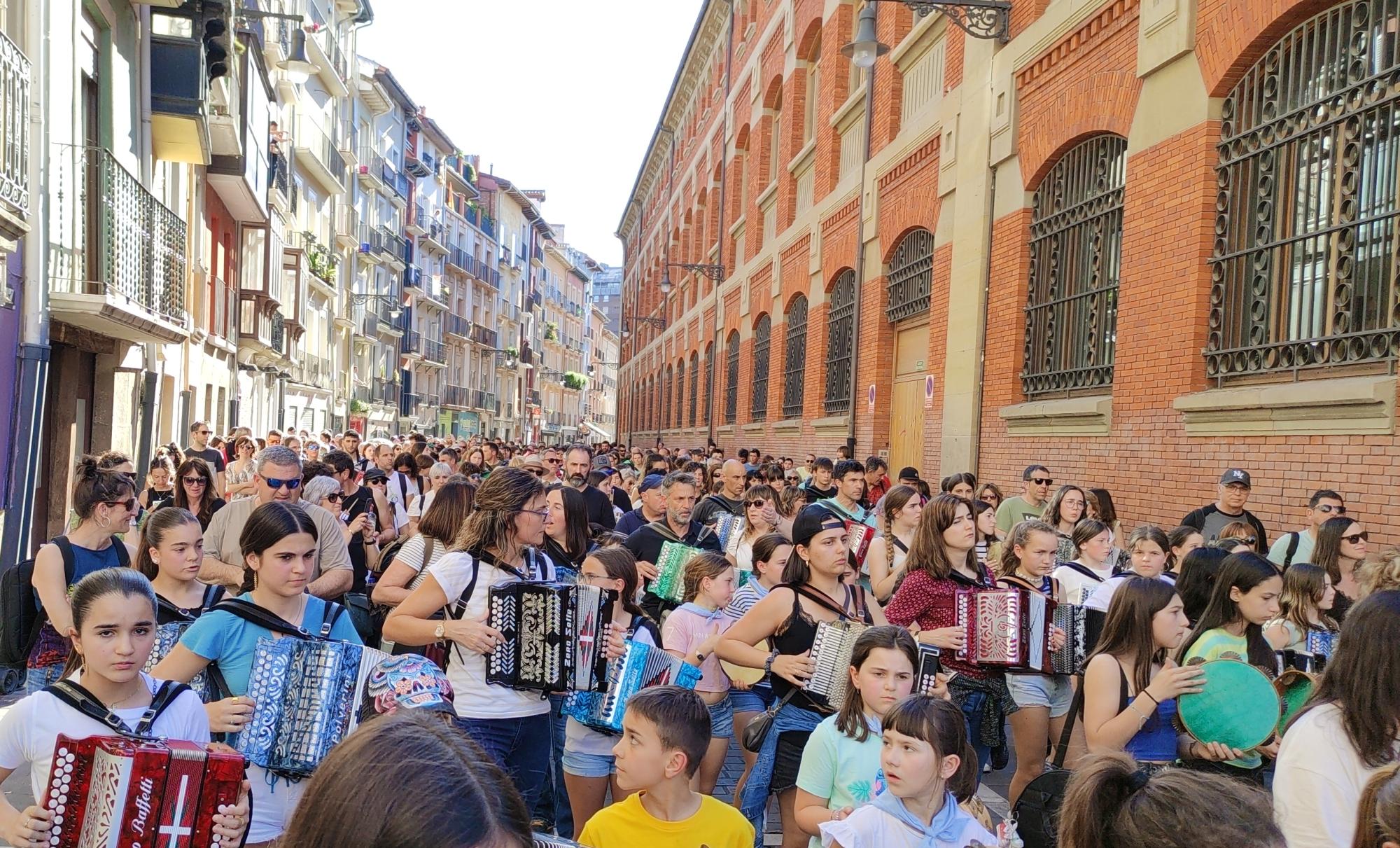 Iazko Euskal Herriko Trikiti Eguna, Iruñean. MAIDER JAUREGI