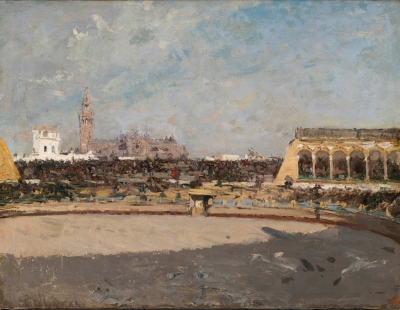 Mariano Fortunyren Sevillako zezen plaza artelana. BILBOKO ARTE EDERREN MUSEOA