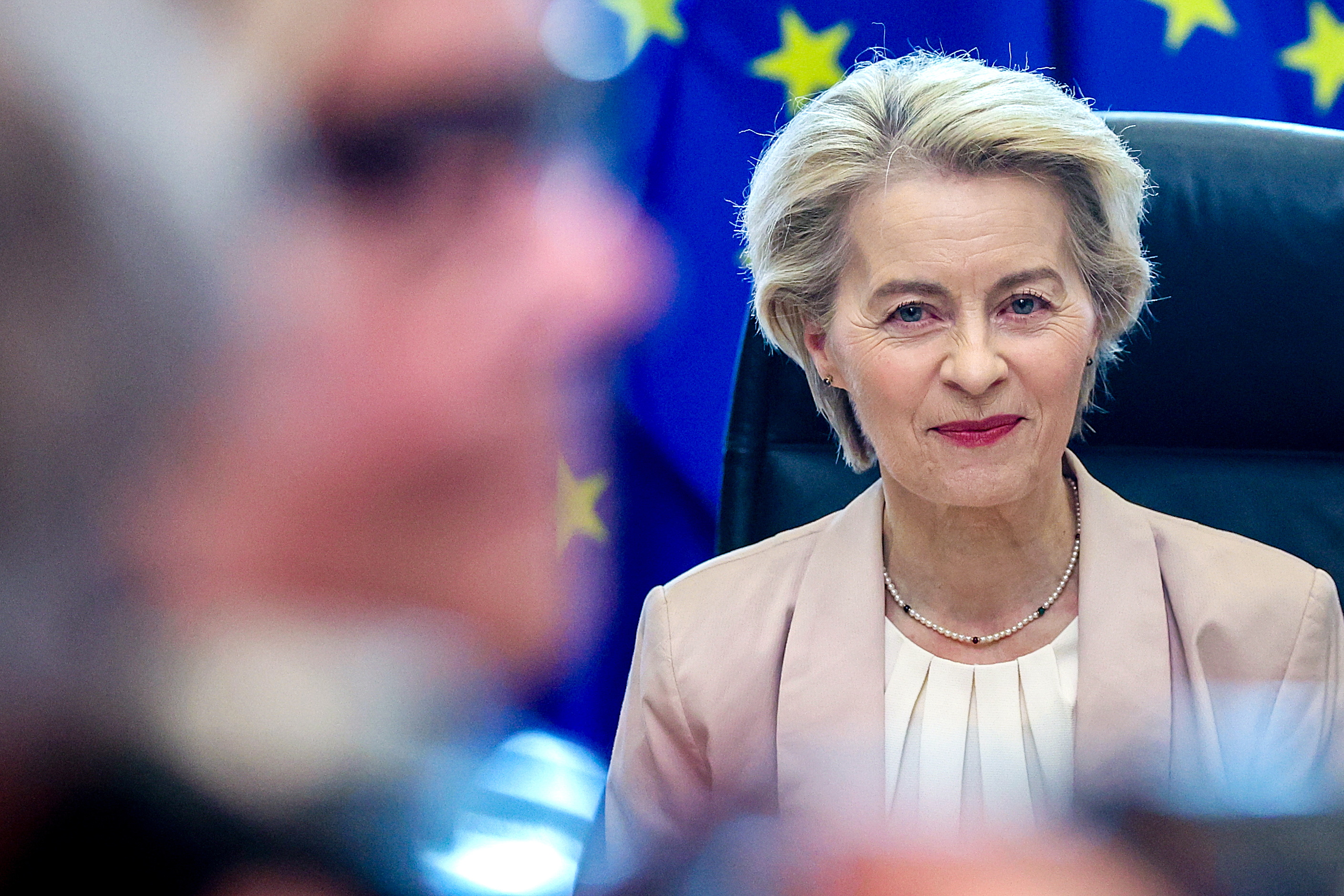Ursula Von der Leyen, Europako Batzordeko presidentea, artxiboko irudian. OLIVIER MATTHYS / EFE