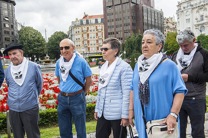 Etxerat-eko kideak, Bilboko elkarretaratze batean. MARISOL RAMIREZ, FOKU