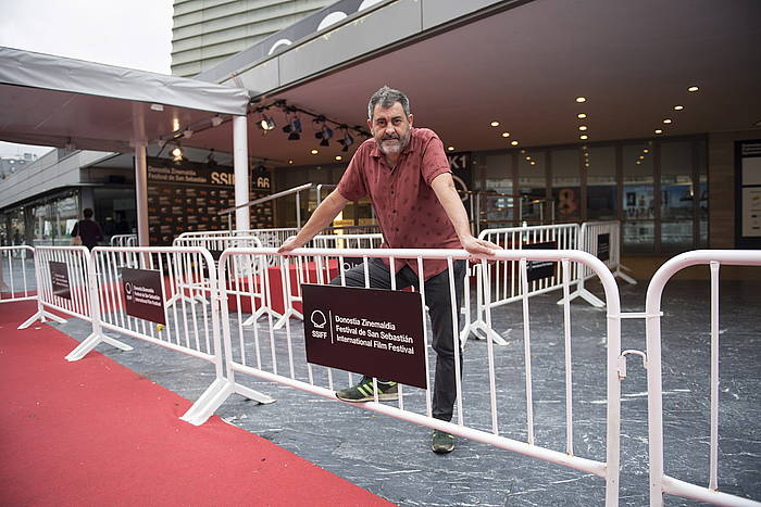 Telmo Esnal, iaz Donostiako Zinemaldian. JUAN CARLOS RUIZ / FOKU