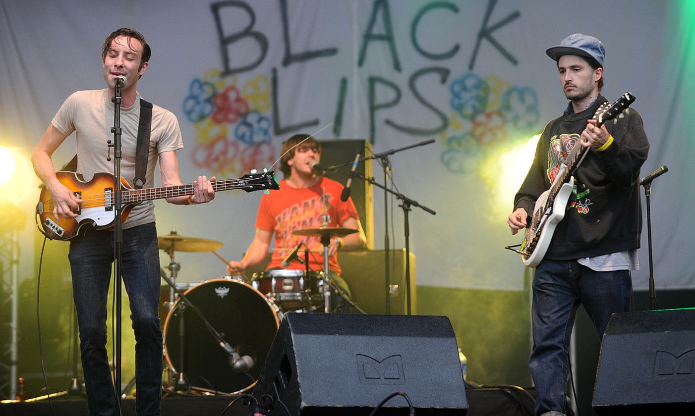 Black Lips taldea, 2013ko EHZ jaialdian, Lekornen (Lapurdi). GAIZKA IROZ.