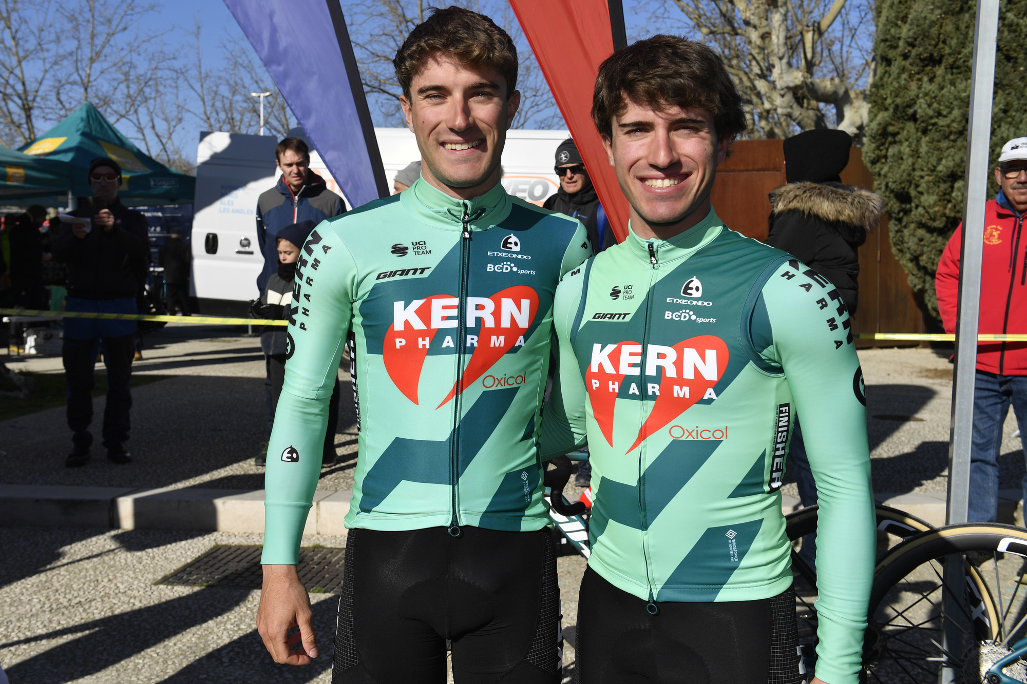Hugo eta Unai Aznar, aurtengo Etoile de Besseges proban. SPRINTCYCLING