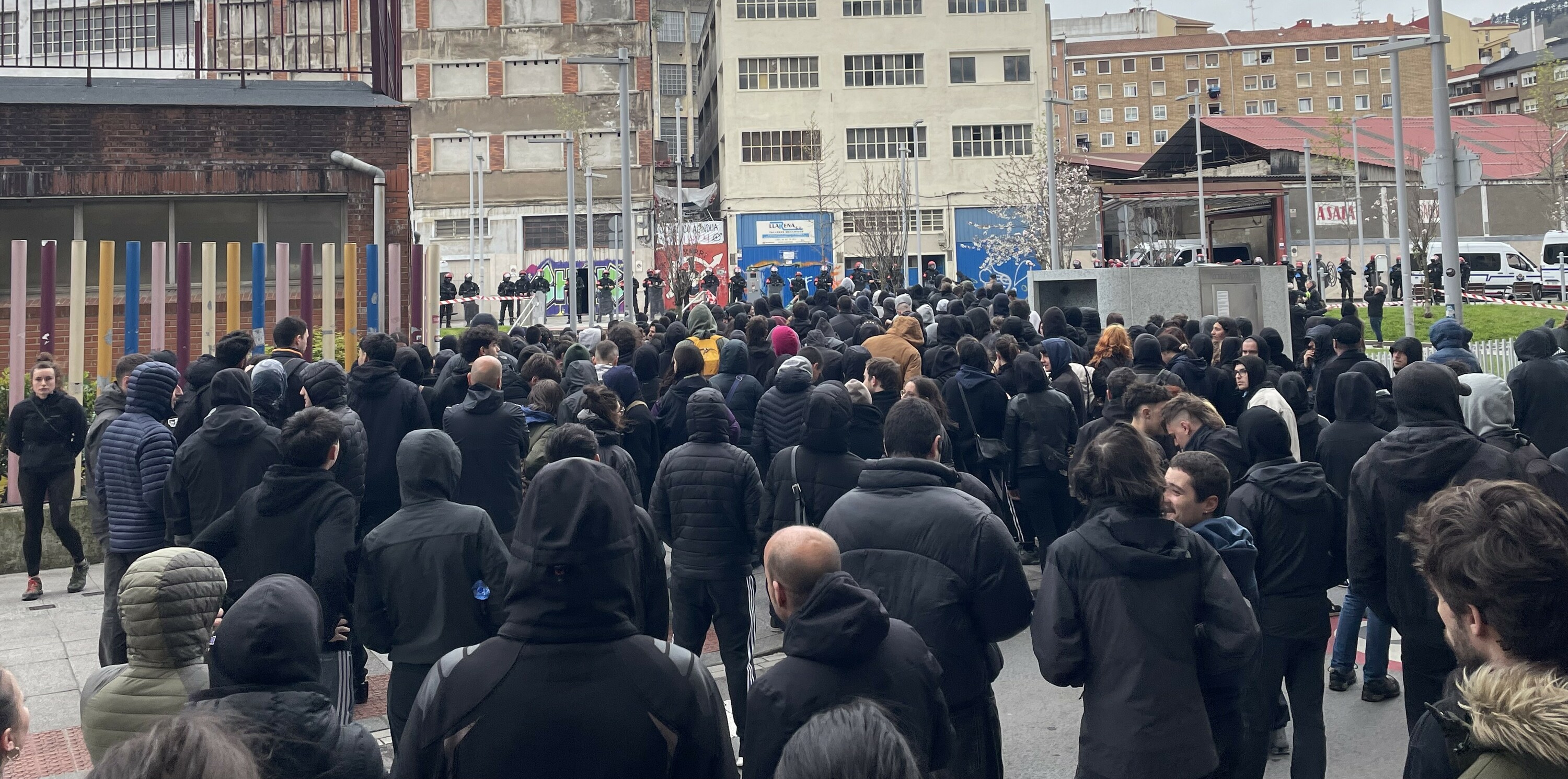 Jendetza, Etxarri II gaztetxearen ingurumarietan. OLATZ SILVA RODRIGO