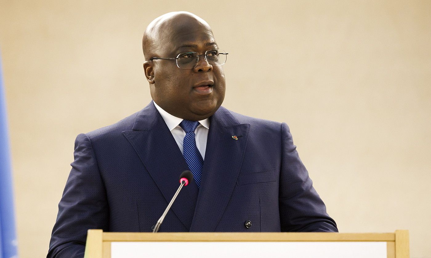 Kongoko Errepublika Demokratikoko Felix Tshisekedi presidentea. S.NOLFI / EFE.